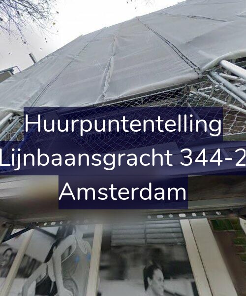 Foto gevel Huurpuntentelling voor Lijnbaansgracht 344-2, Amsterdam