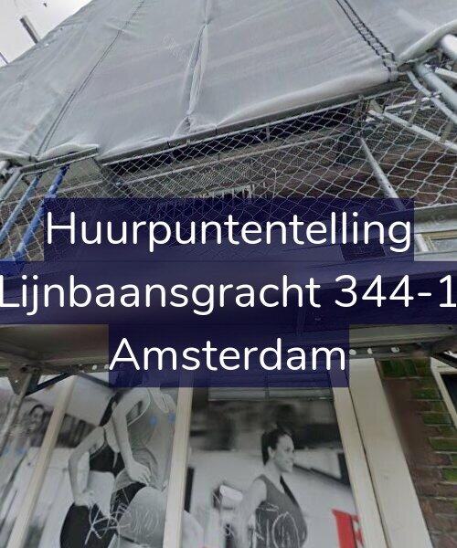 Foto gevel Huurpuntentelling voor Lijnbaansgracht 344-1, Amsterdam