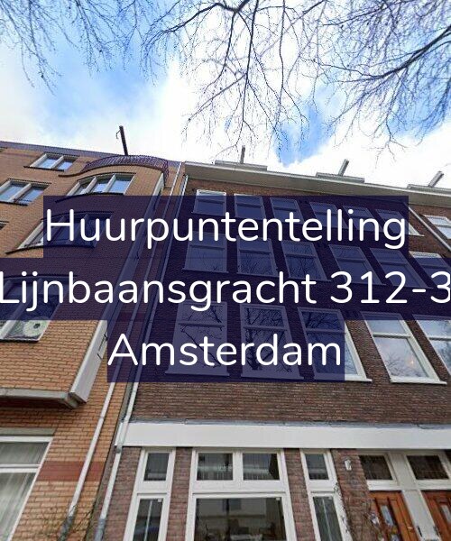 Foto gevel Huurpuntentelling voor Lijnbaansgracht 312-3, Amsterdam