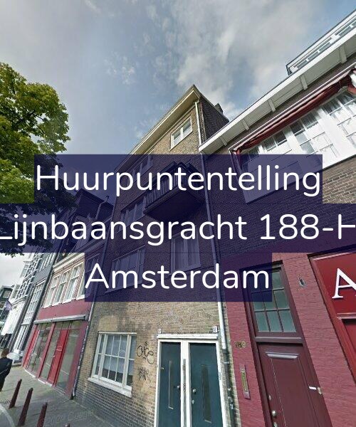 Foto gevel Huurpuntentelling voor Lijnbaansgracht 188-H, Amsterdam