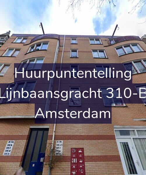 Foto gevel Huurpuntentelling voor Lijnbaansgracht 310-B, Amsterdam