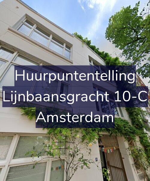 Foto gevel Huurpuntentelling voor Lijnbaansgracht 10-C, Amsterdam