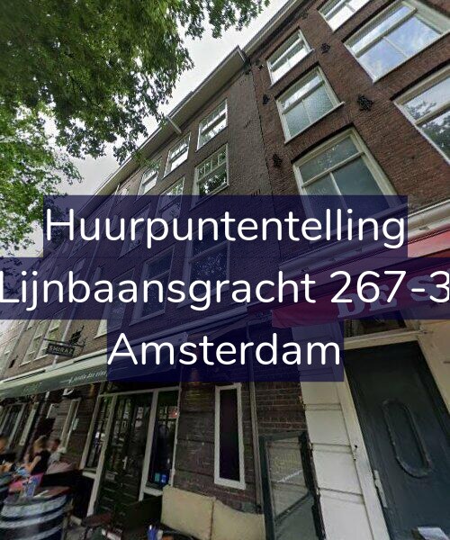 Foto gevel Huurpuntentelling voor Lijnbaansgracht 267-3, Amsterdam