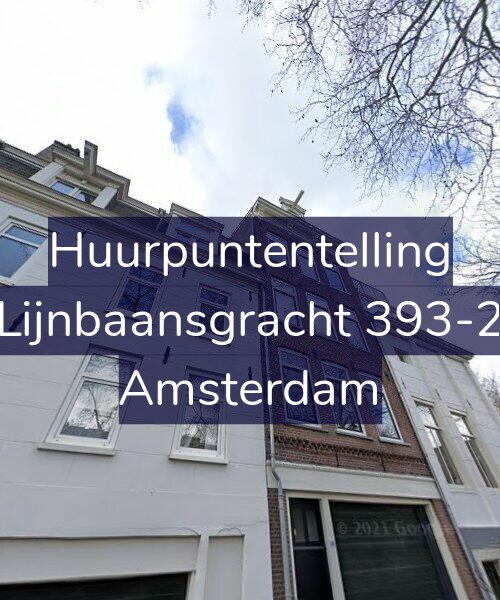 Foto gevel Huurpuntentelling voor Lijnbaansgracht 393-2, Amsterdam