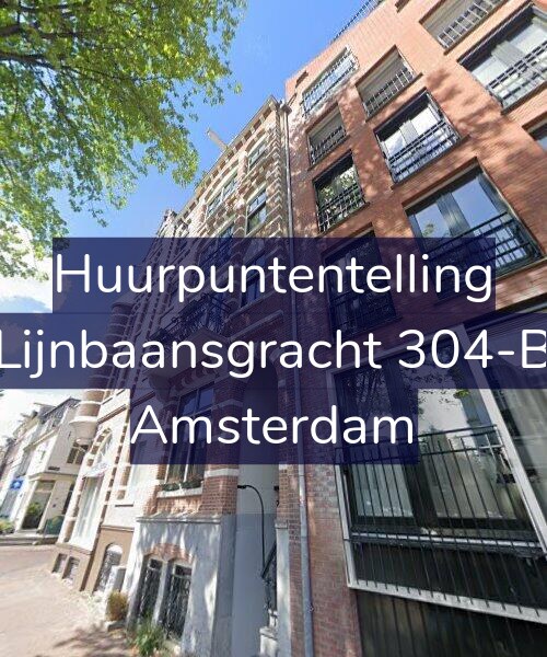 Foto gevel Huurpuntentelling voor Lijnbaansgracht 304-B, Amsterdam
