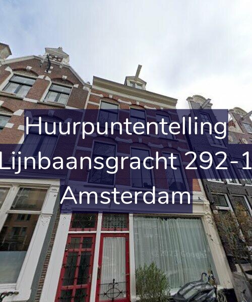 Foto gevel Huurpuntentelling voor Lijnbaansgracht 292-1, Amsterdam