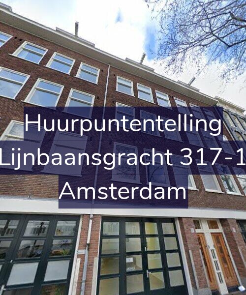 Foto gevel Huurpuntentelling voor Lijnbaansgracht 317-1, Amsterdam