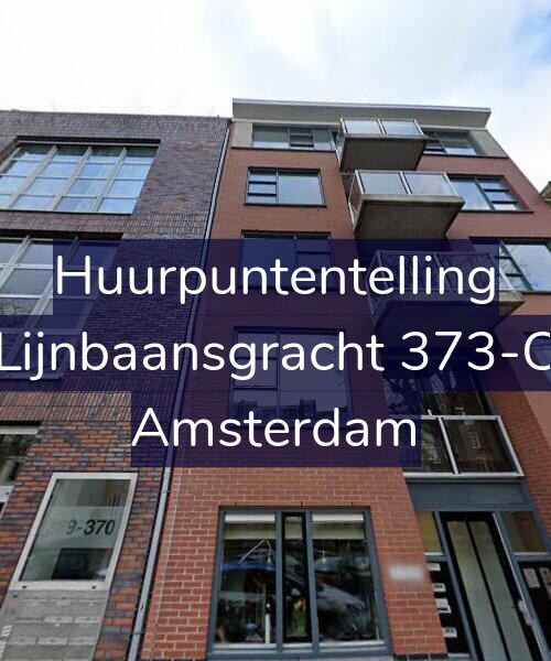 Foto gevel Huurpuntentelling voor Lijnbaansgracht 373-C, Amsterdam