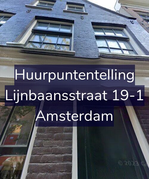 Foto gevel Huurpuntentelling voor Lijnbaansstraat 19-1, Amsterdam