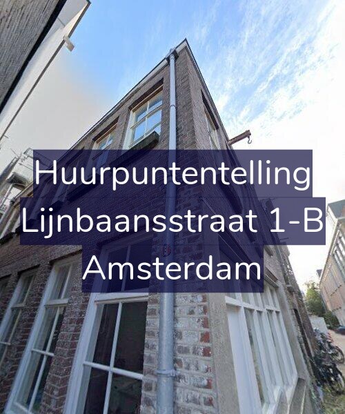 Foto gevel Huurpuntentelling voor Lijnbaansstraat 1-B, Amsterdam
