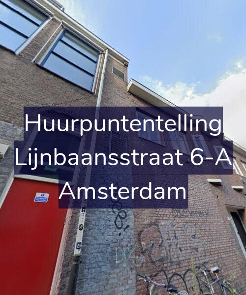 Foto gevel Huurpuntentelling voor Lijnbaansstraat 6-A, Amsterdam