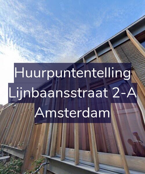 Foto gevel Huurpuntentelling voor Lijnbaansstraat 2-A, Amsterdam