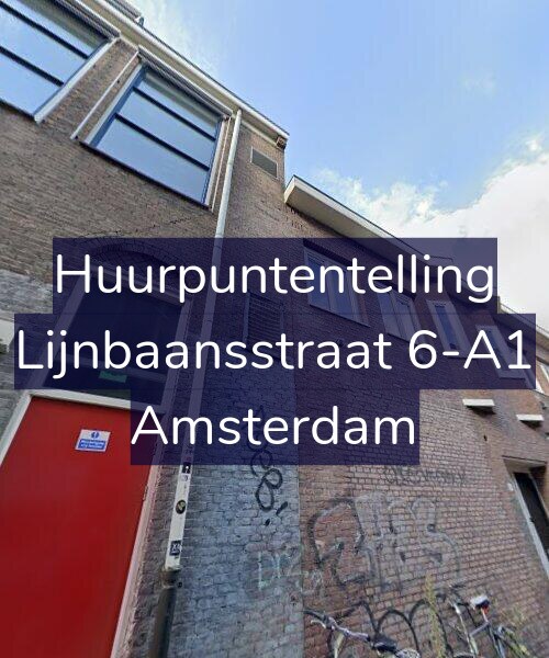 Foto gevel Huurpuntentelling voor Lijnbaansstraat 6-A1, Amsterdam