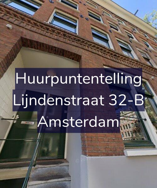 Foto gevel Huurpuntentelling voor Lijndenstraat 32-B, Amsterdam