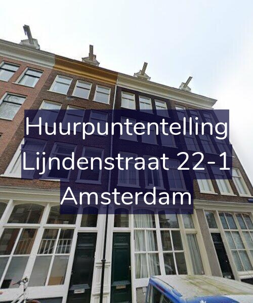 Foto gevel Huurpuntentelling voor Lijndenstraat 22-1, Amsterdam
