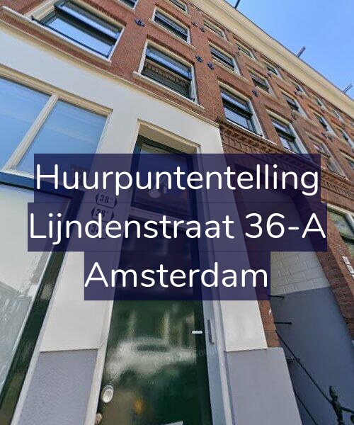 Foto gevel Huurpuntentelling voor Lijndenstraat 36-A, Amsterdam