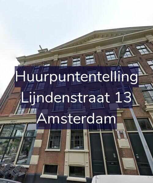 Foto gevel Huurpuntentelling voor Lijndenstraat 13, Amsterdam