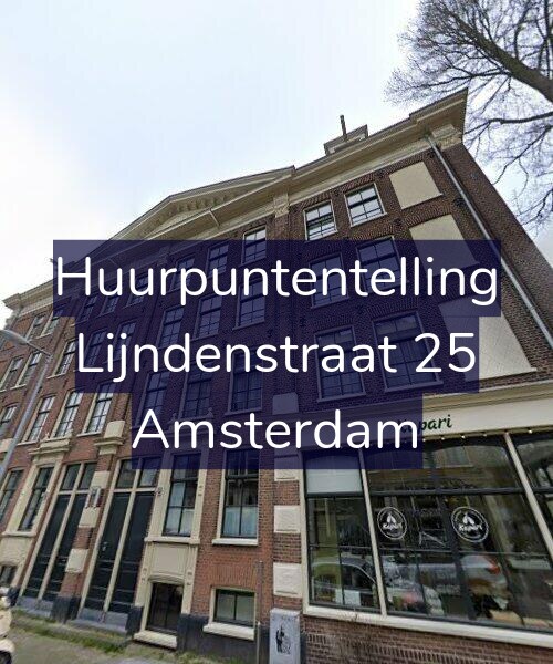 Foto gevel Huurpuntentelling voor Lijndenstraat 25, Amsterdam