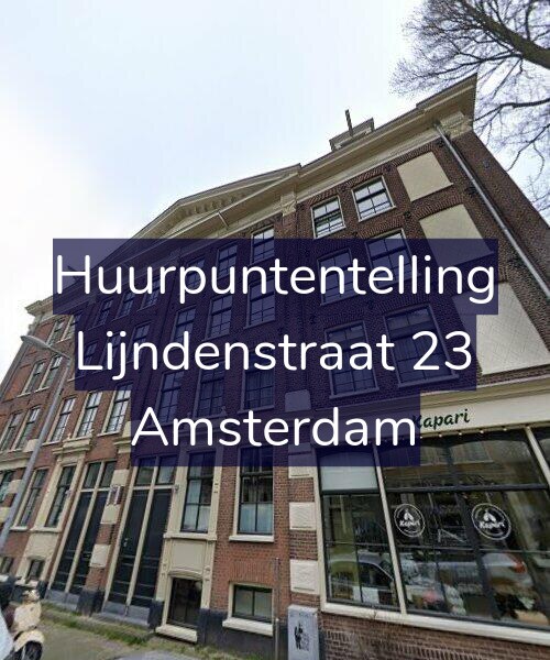 Foto gevel Huurpuntentelling voor Lijndenstraat 23, Amsterdam