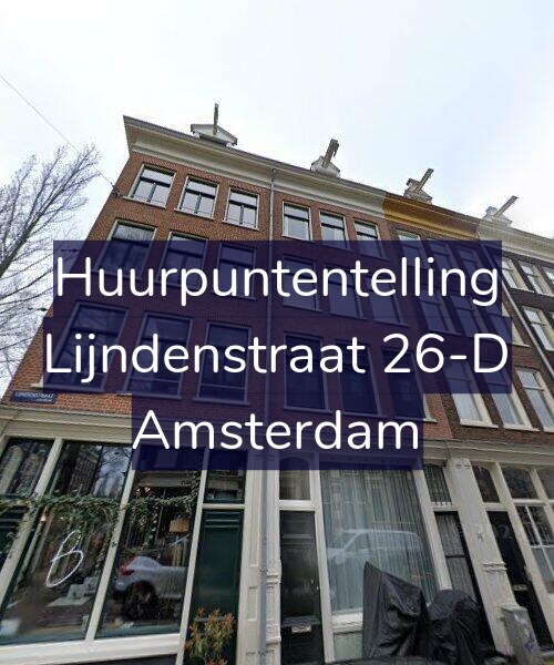 Foto gevel Huurpuntentelling voor Lijndenstraat 26-D, Amsterdam