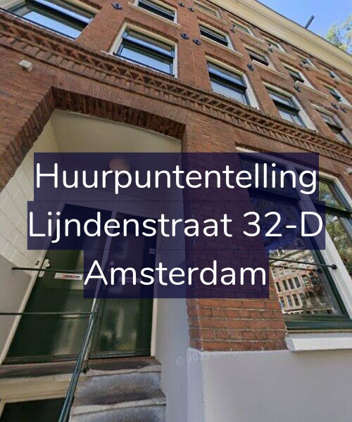 Foto gevel Huurpuntentelling voor Lijndenstraat 32-D, Amsterdam
