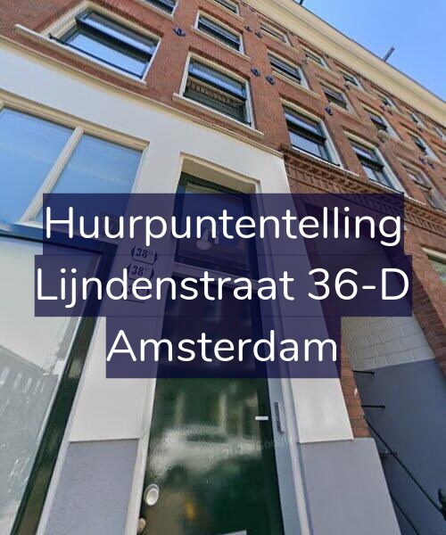 Foto gevel Huurpuntentelling voor Lijndenstraat 36-D, Amsterdam