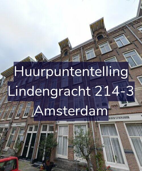 Foto gevel Huurpuntentelling voor Lindengracht 214-3, Amsterdam