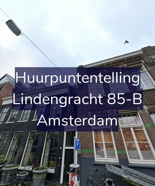 Foto gevel Huurpuntentelling voor Lindengracht 85-B, Amsterdam
