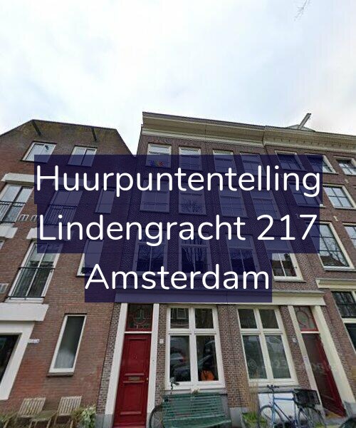 Foto gevel Huurpuntentelling voor Lindengracht 217, Amsterdam