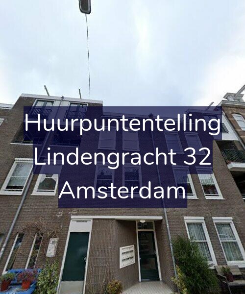 Foto gevel Huurpuntentelling voor Lindengracht 32, Amsterdam