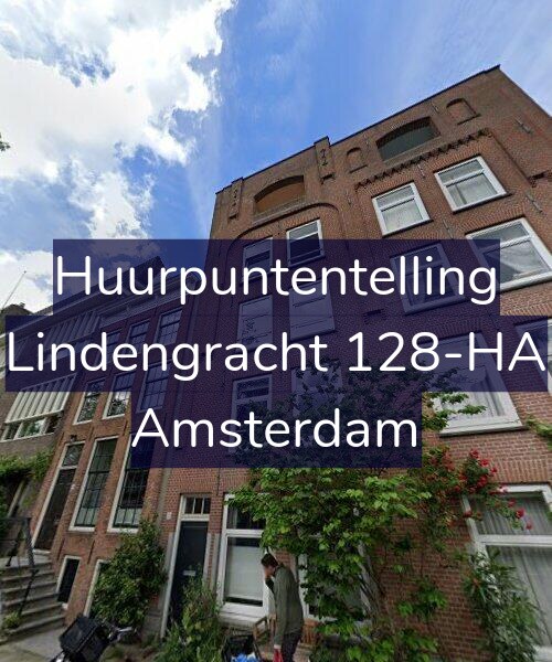 Foto gevel Huurpuntentelling voor Lindengracht 128-HA, Amsterdam