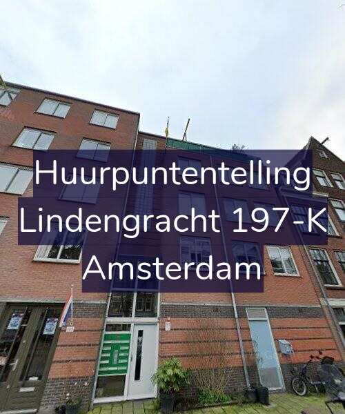 Foto gevel Huurpuntentelling voor Lindengracht 197-K, Amsterdam
