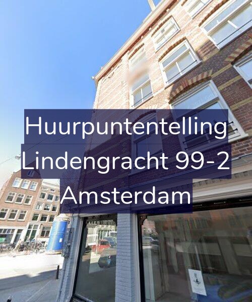 Foto gevel Huurpuntentelling voor Lindengracht 99-2, Amsterdam