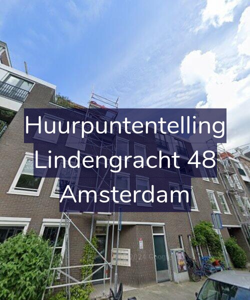 Foto gevel Huurpuntentelling voor Lindengracht 48, Amsterdam