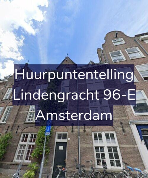 Foto gevel Huurpuntentelling voor Lindengracht 96-E, Amsterdam