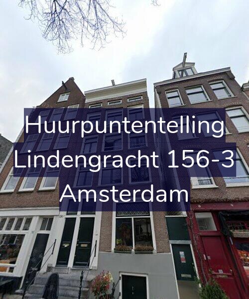 Foto gevel Huurpuntentelling voor Lindengracht 156-3, Amsterdam