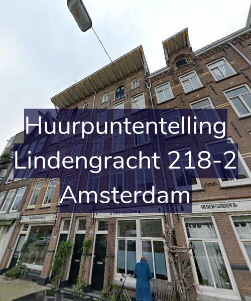 Foto gevel Huurpuntentelling voor Lindengracht 218-2, Amsterdam