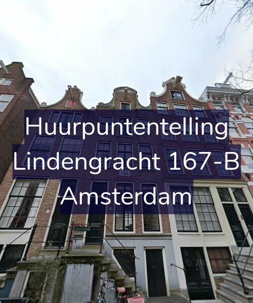 Foto gevel Huurpuntentelling voor Lindengracht 167-B, Amsterdam