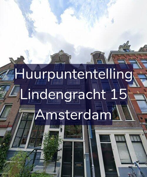 Foto gevel Huurpuntentelling voor Lindengracht 15, Amsterdam
