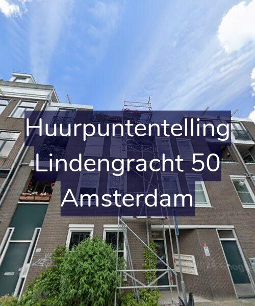 Foto gevel Huurpuntentelling voor Lindengracht 50, Amsterdam
