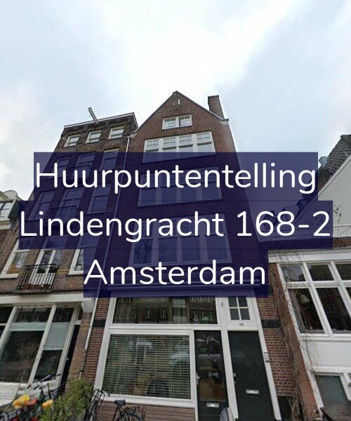 Foto gevel Huurpuntentelling voor Lindengracht 168-2, Amsterdam