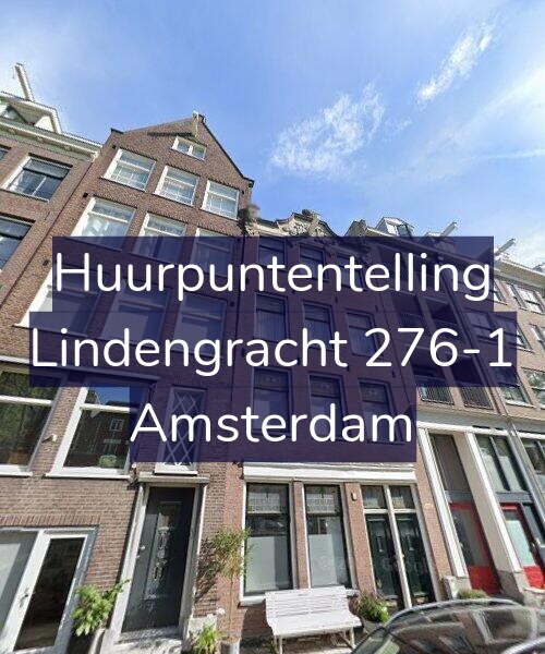 Foto gevel Huurpuntentelling voor Lindengracht 276-1, Amsterdam