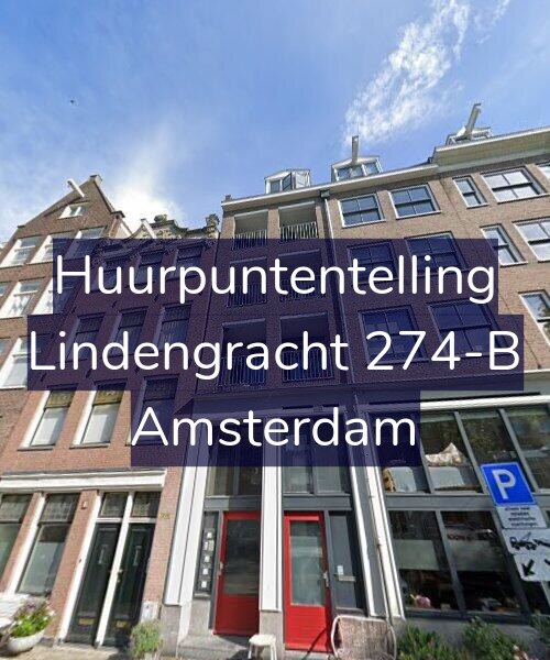 Foto gevel Huurpuntentelling voor Lindengracht 274-B, Amsterdam