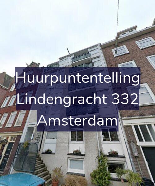 Foto gevel Huurpuntentelling voor Lindengracht 332, Amsterdam