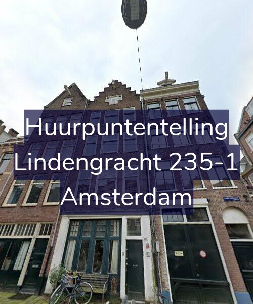 Foto gevel Huurpuntentelling voor Lindengracht 235-1, Amsterdam