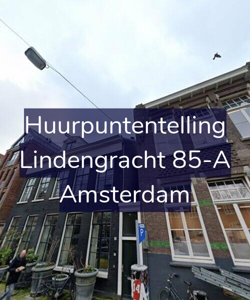 Foto gevel Huurpuntentelling voor Lindengracht 85-A, Amsterdam