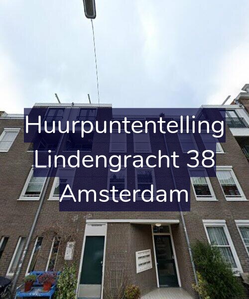 Foto gevel Huurpuntentelling voor Lindengracht 38, Amsterdam