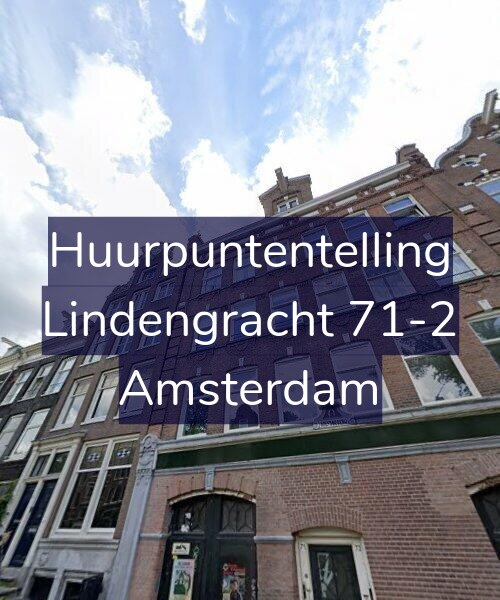 Foto gevel Huurpuntentelling voor Lindengracht 71-2, Amsterdam
