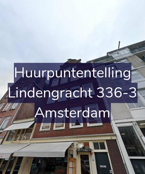 Foto gevel Huurpuntentelling voor Lindengracht 336-3, Amsterdam