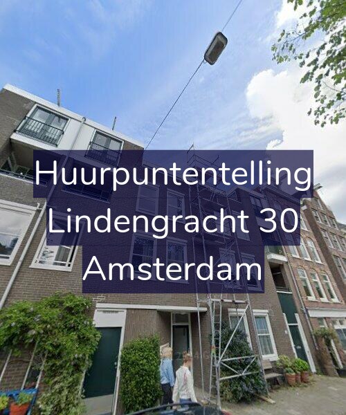 Foto gevel Huurpuntentelling voor Lindengracht 30, Amsterdam